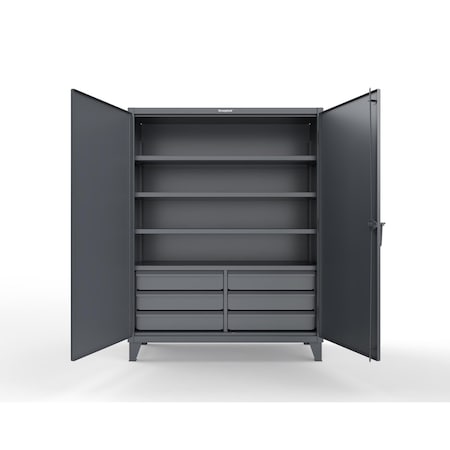 Strong Hold 12 GA Cabinet 6 1/2 Drawers 4 Shelves - EK Lock 56-244-6/5DB-EK