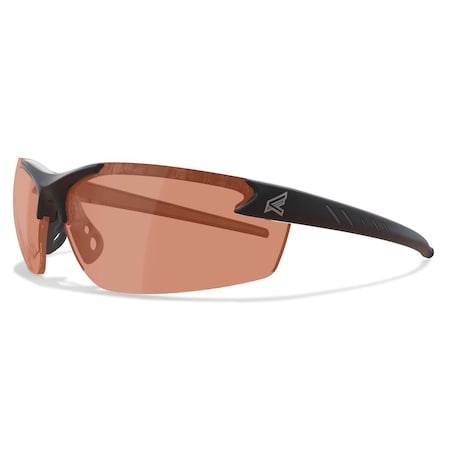 Edge Eyewear Zorge G2 Safety Glasses Amber Lens Black Frame 1 pc DZ114-G2