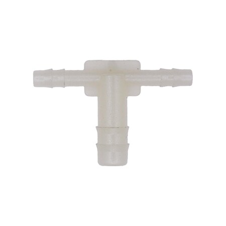 Auveco Nylon Tee Connector 1/8in x 1/8in x 1/4in, 10PK 12917