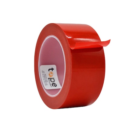 Wod Tape GHT7R Polyethylene Stucco Shrink Wrap Tape 3/4 in. x 60 yds. Red, 64PK WOD GHT7R-00750-64-60-RED