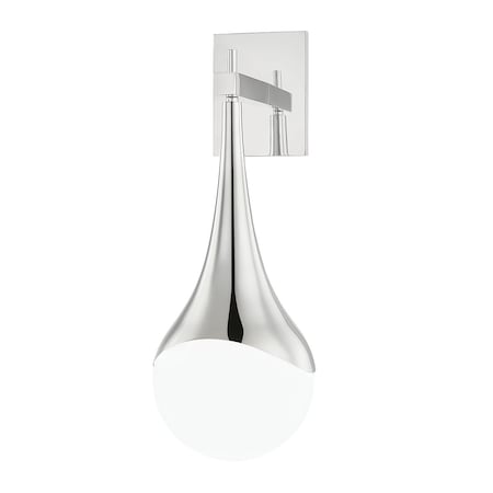 Mitzi Ariana 1 Light Wall Sconce 5.25 In. Polished Nickel H375101-PN