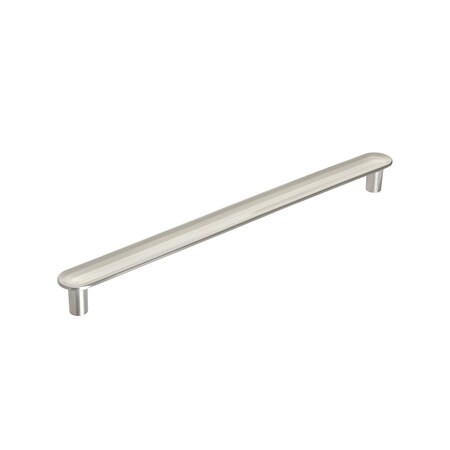 Amerock Concentric 7-9/16 in 192 mm Center-to-Center Satin Nickel Cabinet Pull BP36833G10