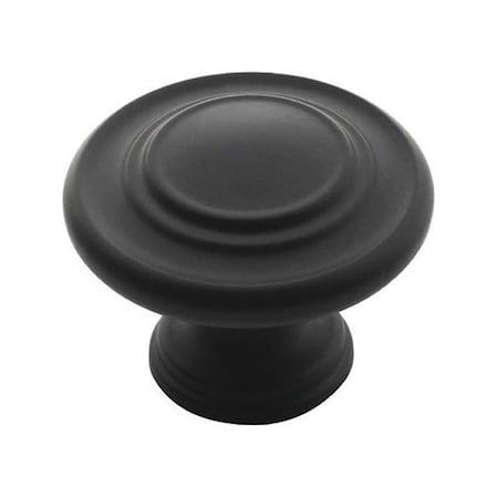 Gardencare Inspirations Round Knob - Flat Black GA1527423