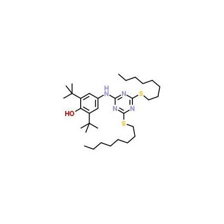 Ak Scientific 4-((4, 6-Bis(octylthio)-1, 3, 5-triazin-2-yl)amino)-2, 6-di-tert-butylphenol (5g), CAS 991-84-4 6950AC-5g
