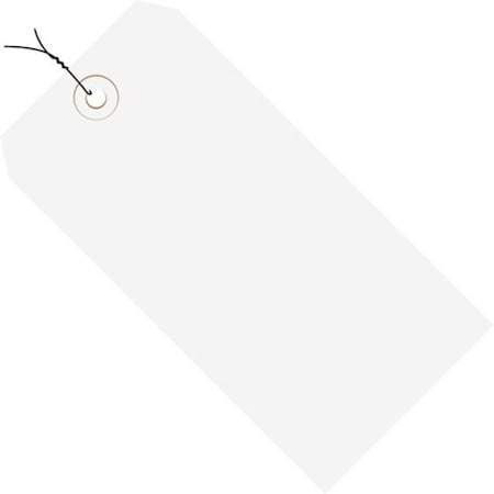 Partners Brand Shipping Tags, Pre-Wired, 13 Pt., 3 1/4" x 1 5/8", White, PK1000 G11023G