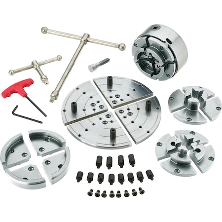 Grizzly 4-1/4" Wood Lathe Chuck Set T10810