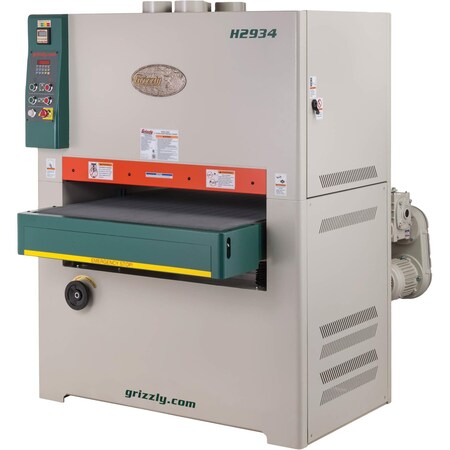 Grizzly 37" 20 HP 3-Phase Double-Head Wide-Belt Sander H2934