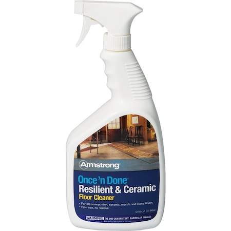 Armstrong Once N Done 32 Oz. Ready-To-Use Resilient & Ceramic Floor Cleaner Spray 309124