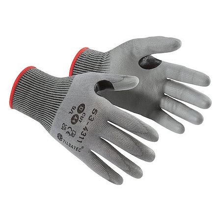 Tilsatec Knit Gloves, Blue, Full Finger, PR 53-4311-07