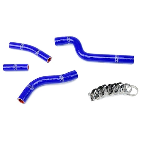 Hps Performance High Temp Reinforced Silicone Radiator Coolant Hose Kit, Blue,  57-1261-BLUE