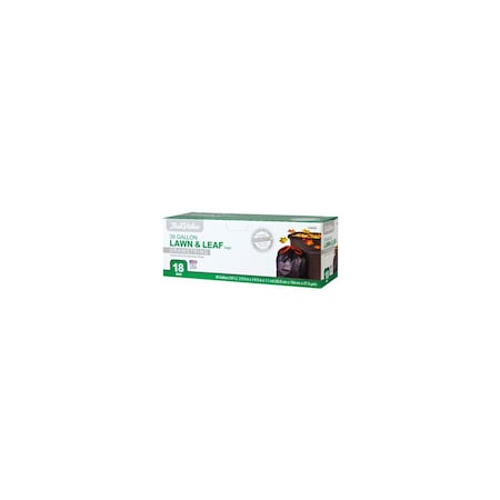 True Value Mfg Co Lawn & Leaf Trash Bags, 39-Gal, 18-Ct. Black 1942878