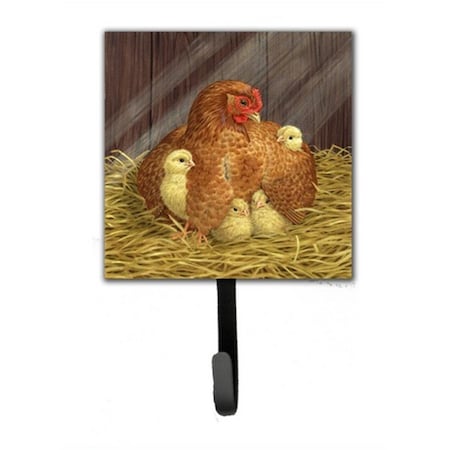 Carolines Treasures My Little Chickadees Hen with Chicks Leash or Key Holder ASAD0109SH4