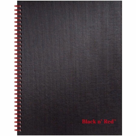 Black N Red 11 x 8-1/2" Twinwire Notebook JDKK67030