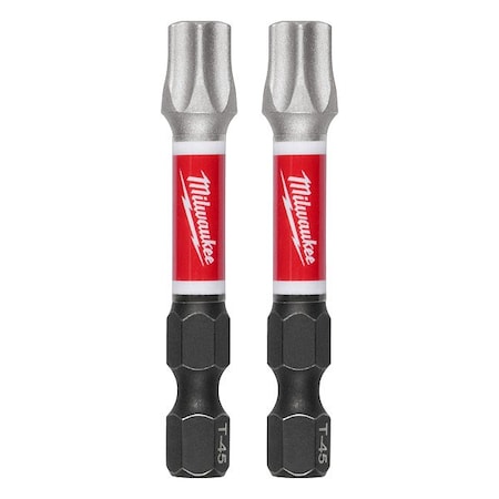 Milwaukee Tool Driver Bit, 2" L, 1/4" Shank Size 48-32-6000