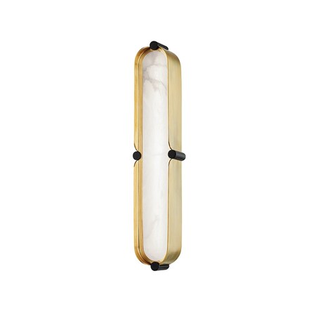 Hudson Valley Lighting Tribeca 0 Light Bath And Vanity 16 In. Aged Brass/Black 2916-AGB/BK