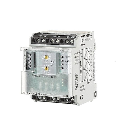 Metz Connect Modbus Module, 24V AC/DC, 3 Inputs 11084113