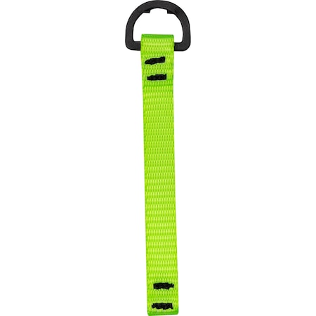 Ironwear Plastic D Ring Web Tool Tether, 2lbs and 0.5 inch wide 2860-L-DRP