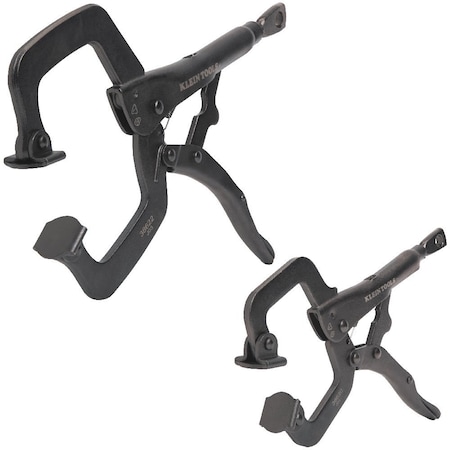 Klein Tools Locking Pliers Set, C-Clamp, Swl Jaw, 6-11 38662