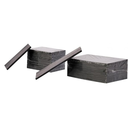 Gl Enterprises Flexible Rubber Squeegee, 3 in L x 2 in W, Rubber, Black 1303