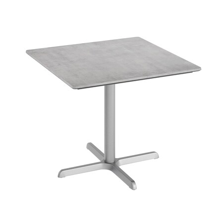 Flash Furniture Acadia 36 in Square Indoor Outdoor Tabletop, Gray Faux Concrete with TopGuard HPL, 30 in x 30 in ST-SQ36-CMGY-T3030S-GG