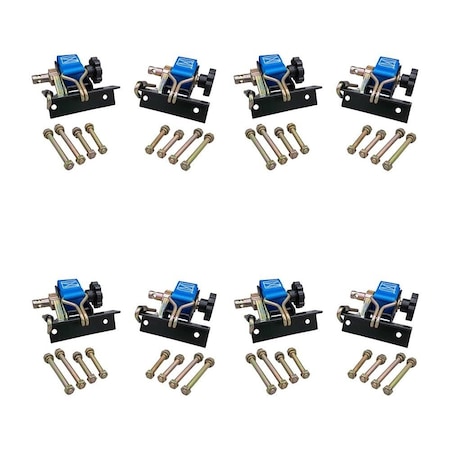 Mytee Products 1-1/2in x 7ft Blue Ladder Rack Ratchet Straps with J-Hook Pair Round 500 lbs, 4PK RS-LR-Square-Bx4