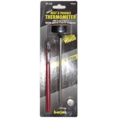 Barjan Dig Thermometer-Plastic with Pocket Clip 29160