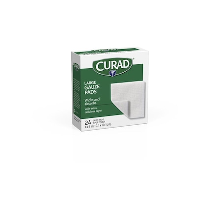 Medline CURAD Sterile Pro-Gauze Pad, 4in x 4in, 4 Ply, 24/Box, 24PK CUR26444