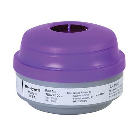 Miller Combination Cartridge, use with 5400, 5500, 7600 and 7700 Series Respirators 7582P100L