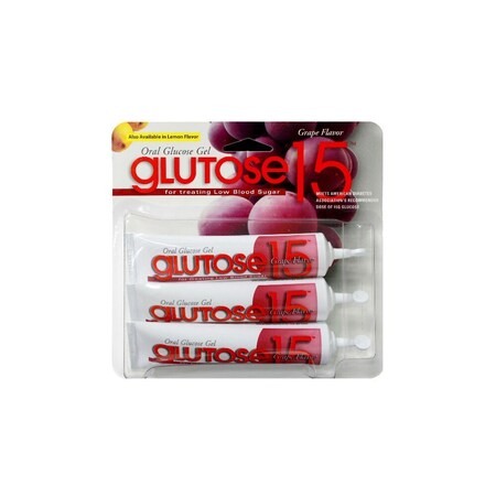 Padagis Glucose Grape Gel, 15mg, 15g, 3PK 00574007030