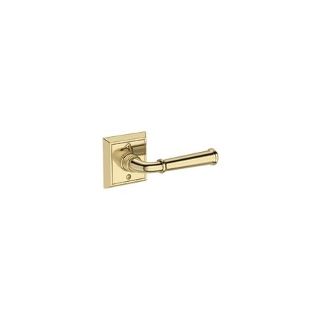 Baldwin Residential Door Levers Half Dummy Right Hand Non-Lacquered Brass HDDUNCHR031