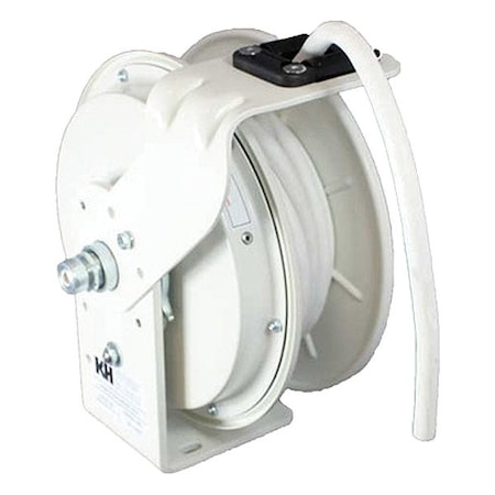 Kh Industries Industrial Cord Reel, 20 A, White, 25 ft RTBB3LW-WW-H12F