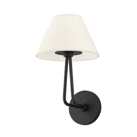 Troy Lighting Ozias 1 Light Wall Sconce 8 In. Black Iron B2502-BI
