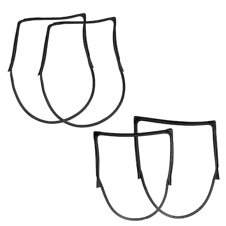 Fairchild Industries Door Seal Kit, 2007-2018, Jeep Wrangler KD3046-4