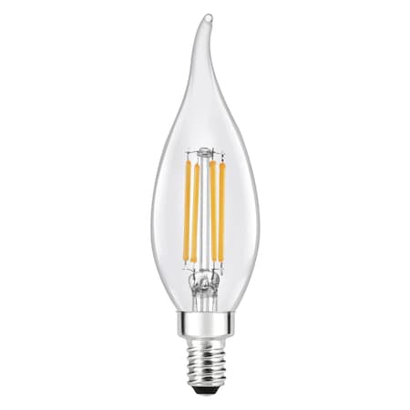 Sylvania/ Ledvance LED Natural TruWave B10, 4W, Dimmable, 90CRI, 350 Lumen, 2700K, 15000life LED4B10CBENTDIM927CL13YTLRP6/41319