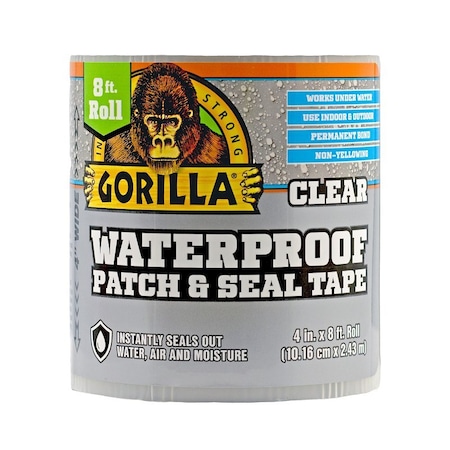 Gorilla Glue Wtrprof Tape Clr 4"X8' 107261