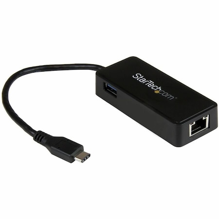 Startech.Com USB-C TO GBE ADAPTER W/ EXTRA USB PORT US1GC301AU