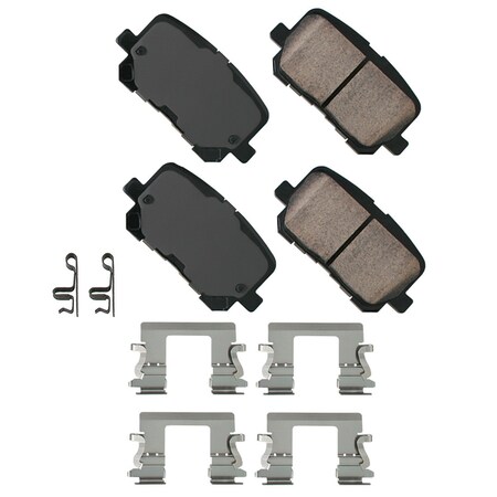 Akebono Dodge Charger 17-14 Police Pursuit Disc Brake Pad, Asp1766 ASP1766