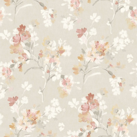 Chesapeake Azalea Ruby Floral Branches Wallpaper 4134-72524