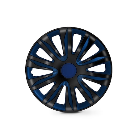 Altertrim 13 in Univ Hubcaps, Snap-On, (Blk & Blue Lacq), 4PK CHB-5083-BBB-13