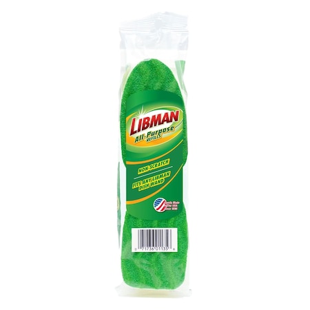 Libman Commercial Dish Wand Refill Head, ScrubSurface 1135