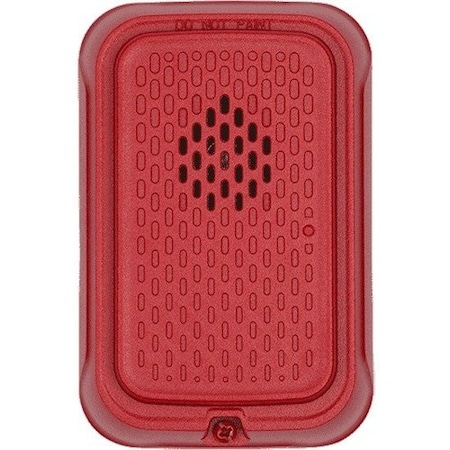 System Sensor Compact Horn, Marked Fire, Red HGRL