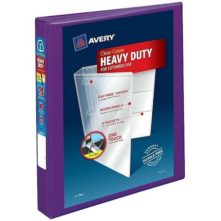 Avery Heavy-Duty View 3 Ring Binder, 1 in 79771