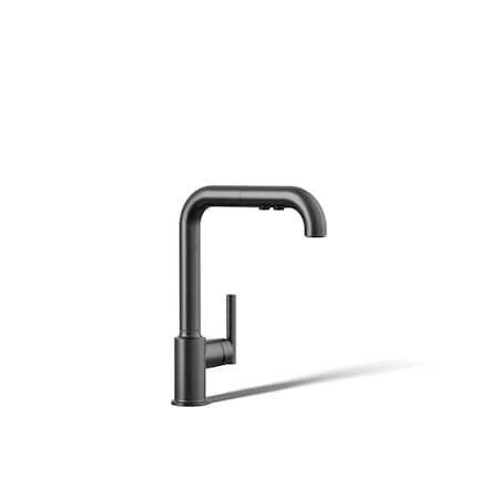 Kohler Purist Pull-out kitchen sink faucet with three-function sprayhead 7505-BGP