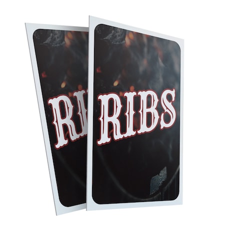 Signmission Ribs, Plastic Signs Only 24 Inch x 36 Inch, Corrugated Plastic, 2PK CSB-2436-2PACK-30420