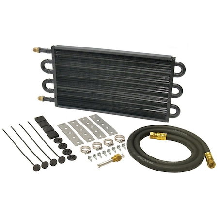 Derale 13303 7.62 x 17.5 in. 18K Heavy Duty Transmission Cooler DER13303