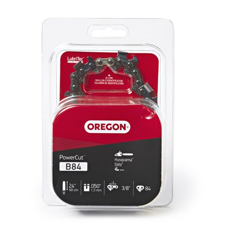 Oregon Full Chisel Chain, 24", 84 Drive Links B84