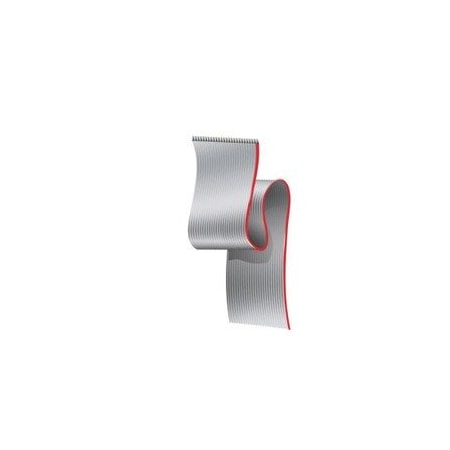 Belden 34-Conductor Flat Ribbon Cable, 28 AWG, Gray PVC, 1 9L28034-008H100