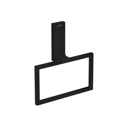 Axor Universal Rectangular Towel Ring in Matte Black 42623670