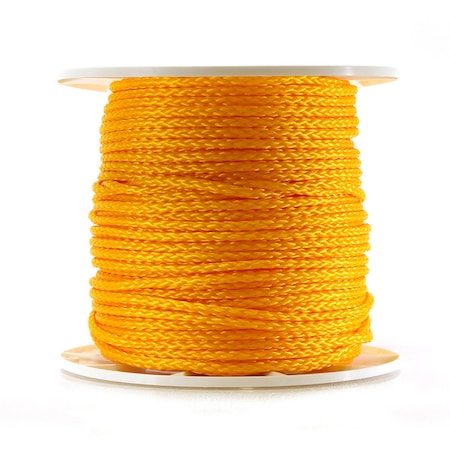 Wellington Koch Industries 5/16 in. D X 600 ft. L Yellow Hollow Braided Poly Rope 5061045