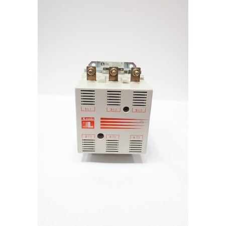Lovato CONTACTOR 250A AMP 200HP 110-125V-AC/DC B250